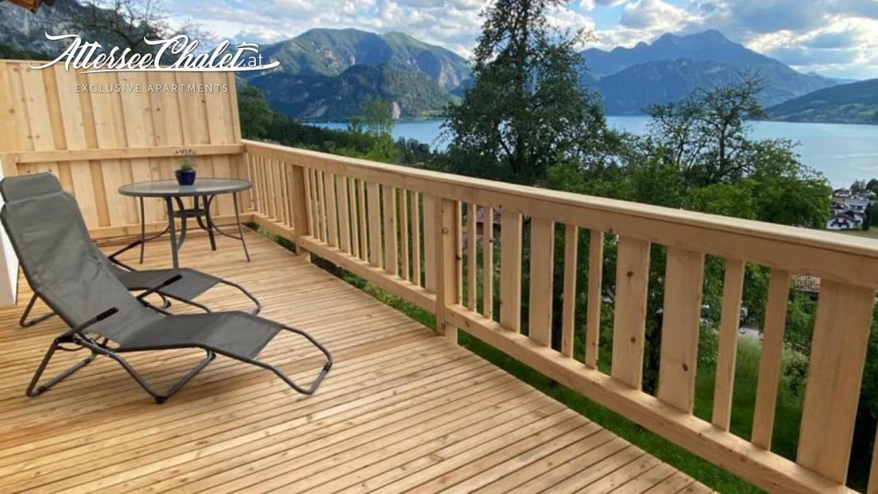Attersee-Chalet Angermann Familie Spalt Steinbach am Attersee Ngoại thất bức ảnh