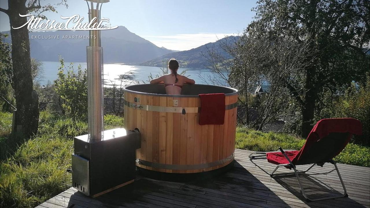Attersee-Chalet Angermann Familie Spalt Steinbach am Attersee Ngoại thất bức ảnh